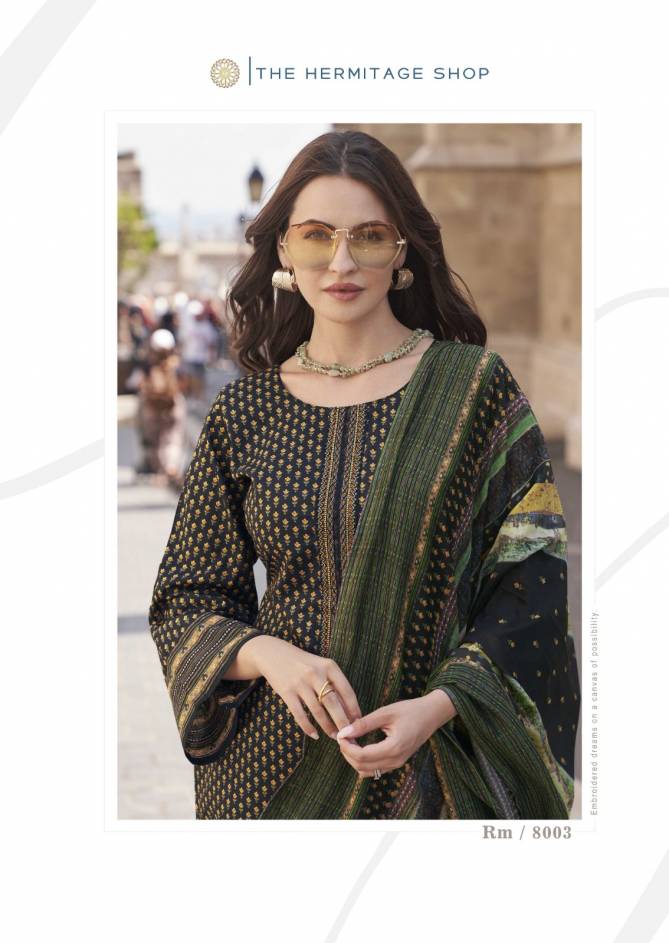 Roz Meher By The Hermitage lawn Karachi Cotton Dress Material Wholesale Shop In Surat